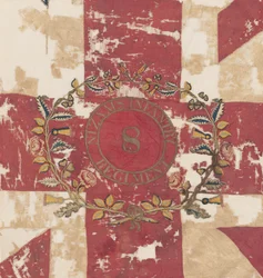 Centrepiece of First or Royal Colour, 8th Regiment of Infantry, Nizam’s Army, 1850