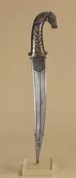 Dagger with a horse head handle