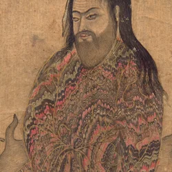 Detail from A Dervish, Seated in Contemplation