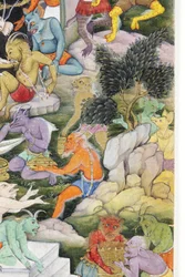 Demons in a Wild Landscape (detail)