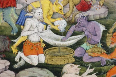 Demons in a Wild Landscape (detail)