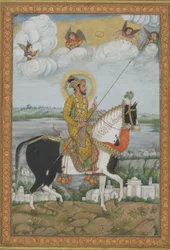 Equestrian Portrait of the Emperor Shah Jahan from the Kevorkian Album