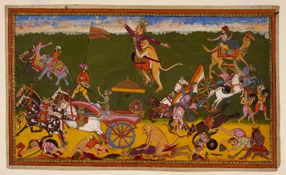 Hanuman defeats Ravana