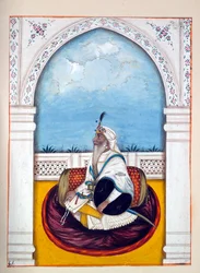 Jemadar Khushyal Singh, from The Kingdom of the Punjab, its Rulers and Chiefs, volume II