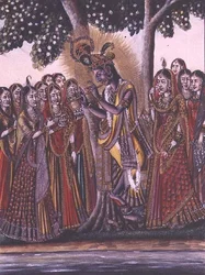 Krishna, from the Hindu epic the 