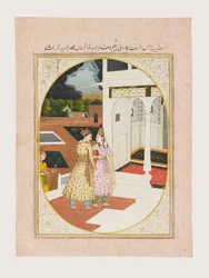 Man and a Woman in a Palace