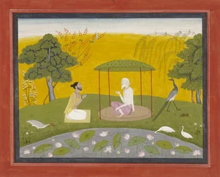 Markandeya Refers Jaimuni to the Four Wise Birds, c.1800-20