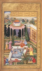 Maidens Bathing, from Nizami
