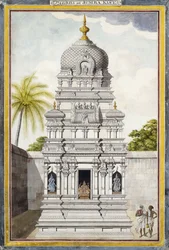 Part of the Temple of Jambukeshvara, Srirangam, Tamil Nadu