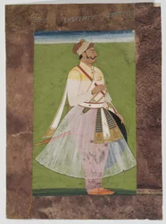 Portrait of the Rathor Chief Bhagwan Das, of the Mertia Clan of Rian, Jodhpur