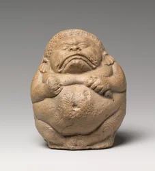 Rattle in the Form of a Crouching Grotesque Yaksha