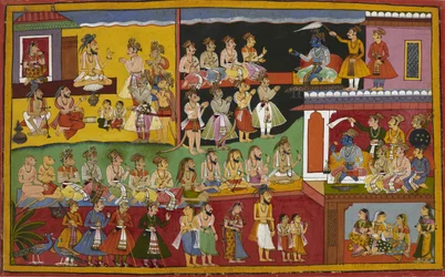 Rama Recognizes Lava and Kusha, and Sita Swears Her Innocence Before Him