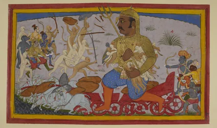 Rama’s Allies Attack Kumbhakarna; Angada is Wounded