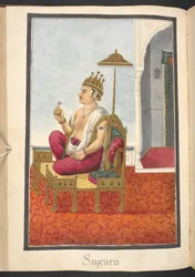 Sagara, a king of Ayodhya and ancestor of Rama