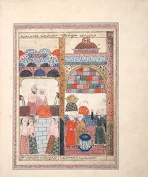 Scene in a bath house