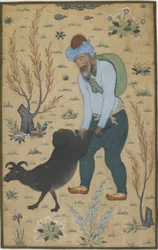 Shepherd and Goat