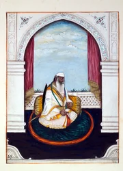 Sirdar Atr Singh, from The Kingdom of the Punjab, its Rulers and Chiefs, volume II