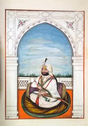 Sirdir Ajit Singh, from The Kingdom of the Punjab, its Rulers and Chiefs, volume I