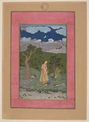 Sorath Ragini, India, Hyderabad, circa 1760; Johnson Album 37, no 24