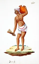Sweeper Carrying Water