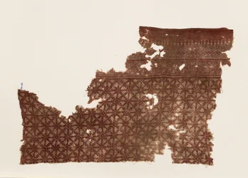 Textile Fragment with Interlocking Spirals