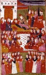 The Death of Abu Bakr (Illustration from Hamla-i-Haydari)
