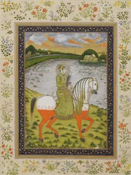 The Emperor Muhammad Shah, Equestrian, in the Hunting Field