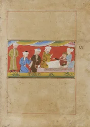 The ailing Alexander dictates his will