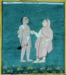 Two Digambara Jains, Religious Mendicants, Udaipur, c.1810-20