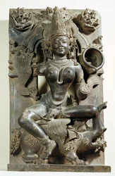 Varunani, Carving from the Konark Sun Temple, Orissa, Eastern Ganga Dynasty