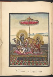 Vishnu and Lakshmi