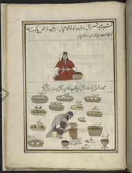 Woman Fruit-Seller; Man Roasting Maize, from 