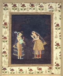 Woman listening to music