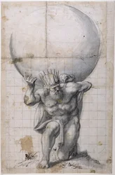 Atlas: back shutter or scene of relief