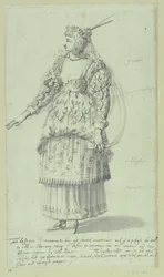 Chloris: final sketch for Henrietta Maria