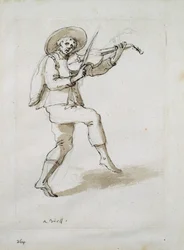 Man with viol