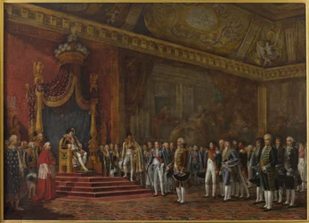 Deputation from the Roman Senate Presenting Its Homage to Napoleon I on 16 November 1809, 1810