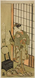 The Actor Segawa Kikunojo II as Princess Hitomaru in the Play Soga Moyo Aigo no Wakamatsu, Performed at the Nakamura Theater in the First Month, 1769