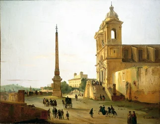 Trinity on Mount Church and Sallustian Obelisk