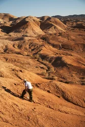 Scenes around Wu Cai Wan in the Gobi desert, Xinjiang, Western China., 2007