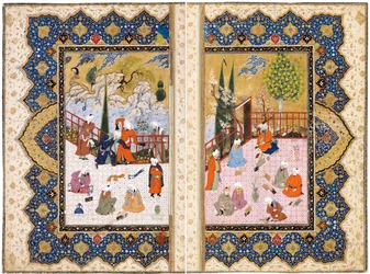 A Gathering of Learned Men on a Terrace