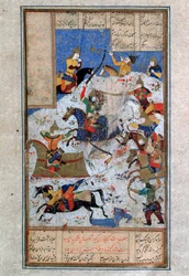 The Battle Between Iranians and Turanians
