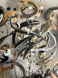 Metallic Gold Swirls