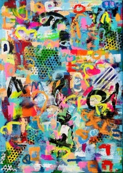 Vibrant Abstract Graffiti