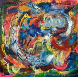 Vibrant Dynamic Abstract