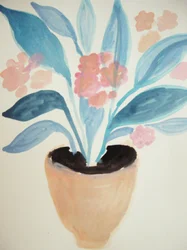 Potted Botanical Bloom