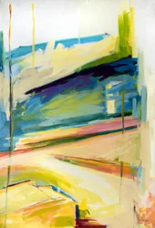 Vibrant Abstract Path