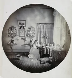 Interior of Muckross House, c.1865