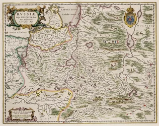 Map of Western Russia From: Partes Septentrionalis et Orientalis