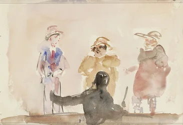 Three Artists on Stage